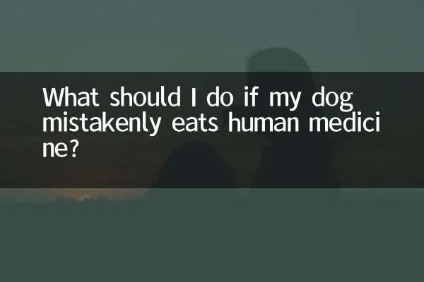犬が人間用の薬を誤って食べてしまった場合はどうすればよいですか？