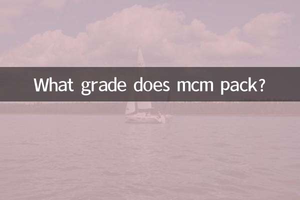 ¿Qué grado empaca mcm?