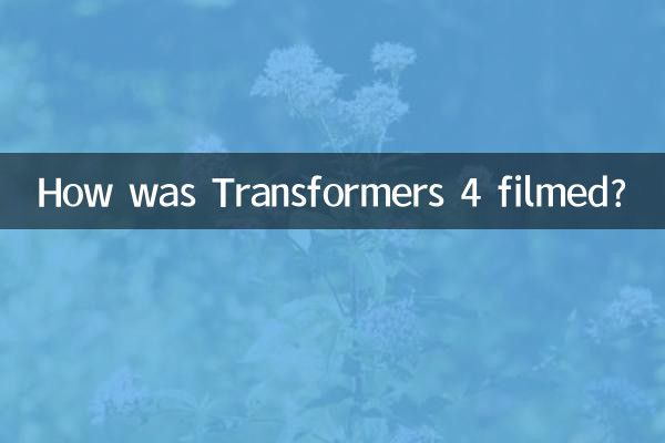 Come è stato girato Transformers 4?