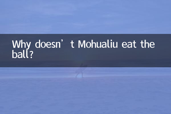 Mohualiu는 왜 공을 먹지 않습니까?