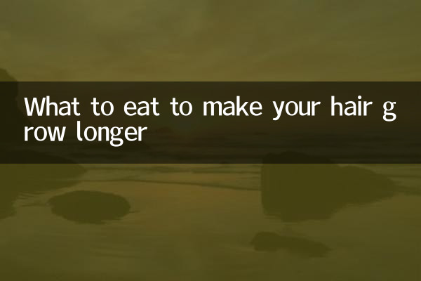 Que comer para que tu cabello crezca más