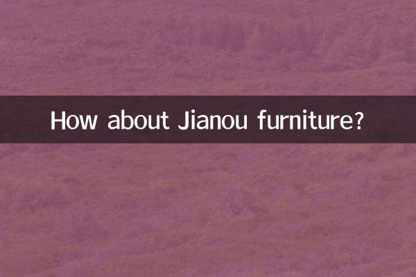 Jianou আসবাবপত্র সম্পর্কে কিভাবে?