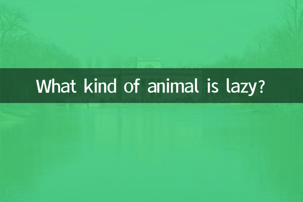 Quel genre d'animal est paresseux ?