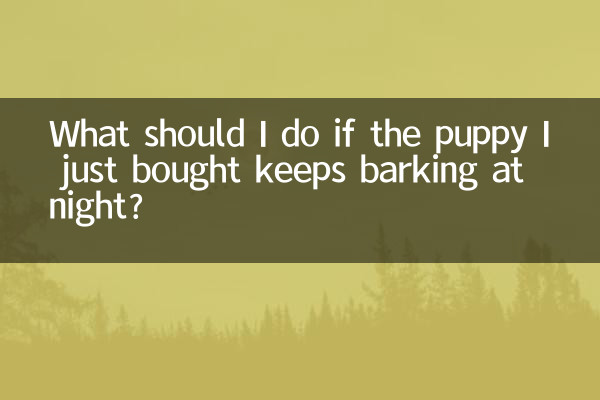 買ったばかりの子犬が夜鳴きをし続けたらどうすればいいですか?