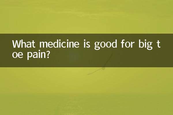 Que remédio é bom para dores no dedão do pé?