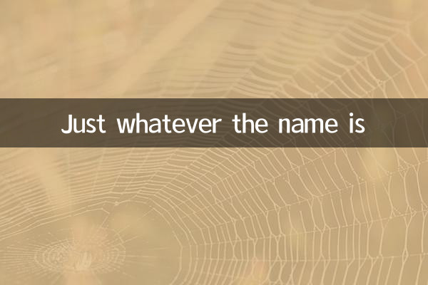 Qualquer que seja o nome