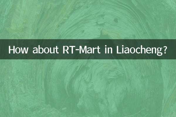 ¿Qué tal RT-Mart en Liaocheng?