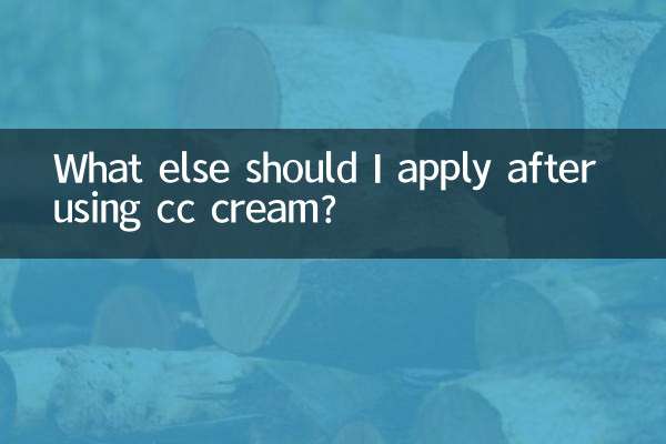 Was sollte ich nach der Verwendung von CC-Creme noch auftragen?