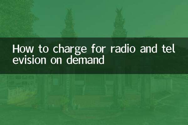 Come far pagare la radio e la televisione on demand