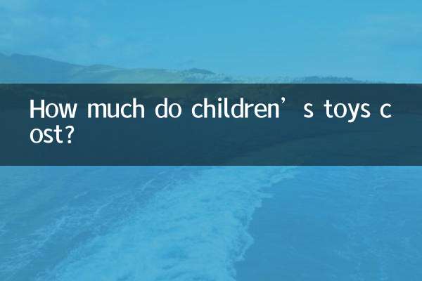 Quanto custam os brinquedos infantis?