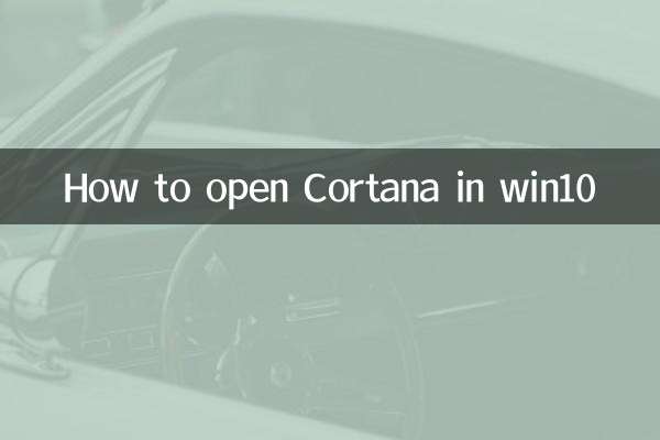 Comment ouvrir Cortana dans Win10