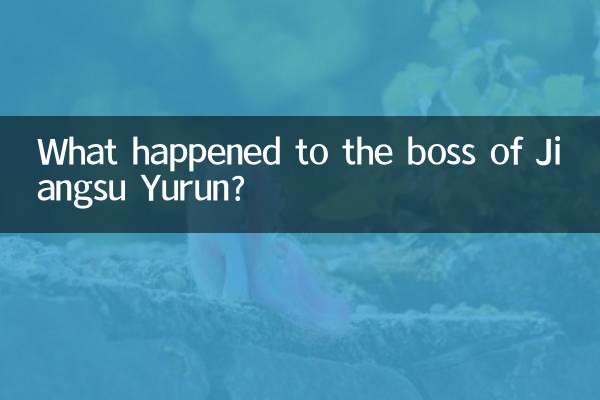 জিয়াংসু ইউরুন বসের কী হল?