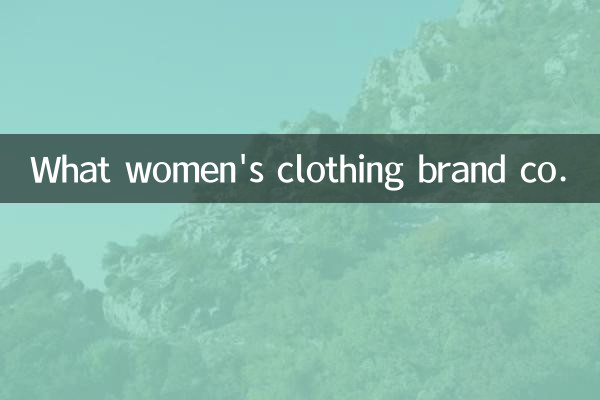 What women's clothing brand co.