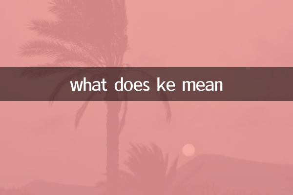 케 무슨 뜻이야?