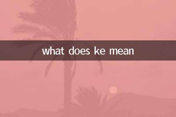 케 무슨 뜻이야?