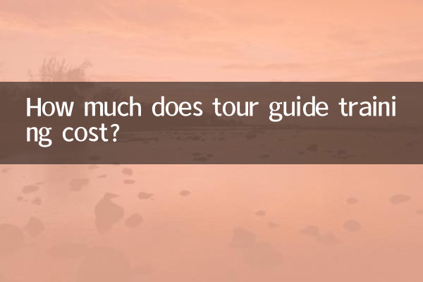 ট্যুর গাইড প্রশিক্ষণের খরচ কত?