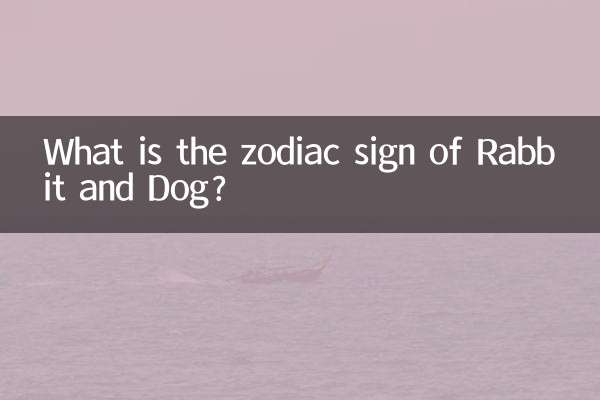 Quel est le signe du zodiaque du Lapin et du Chien ?