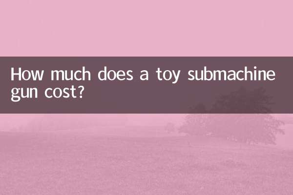 Wie viel kostet eine Spielzeug-Maschinenpistole?