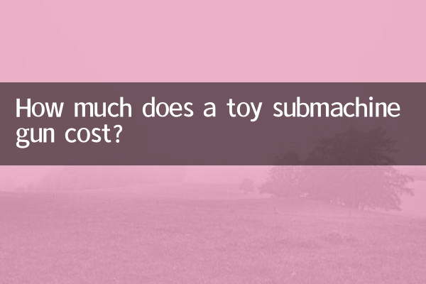 Wie viel kostet eine Spielzeug-Maschinenpistole?