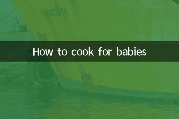 How to cook for babies