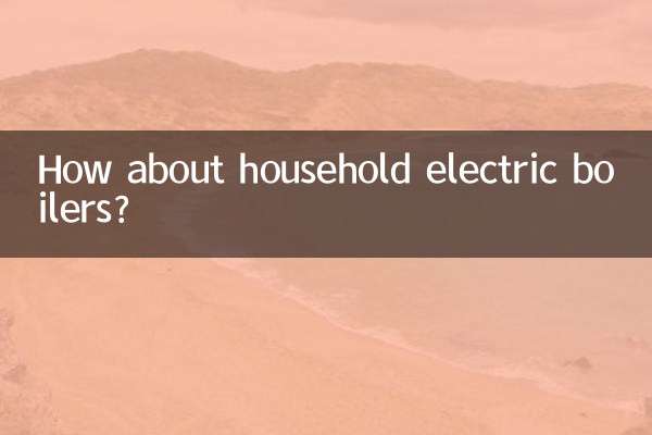 How about household electric boilers?
