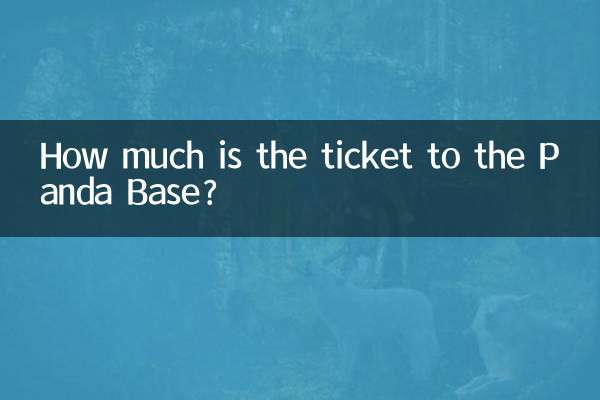 パンダ基地のチケットはいくらですか?