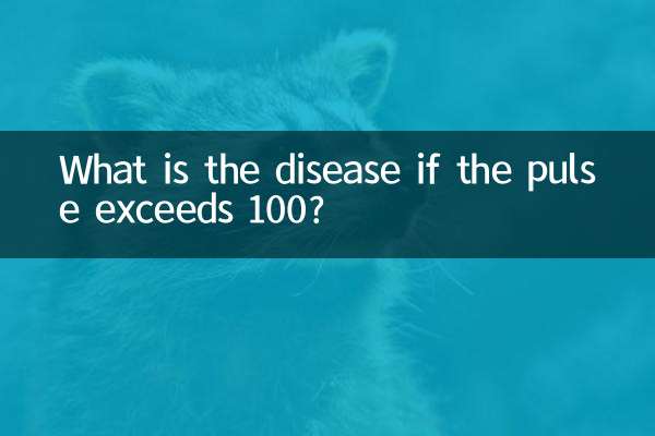 What is the disease if the pulse exceeds 100?