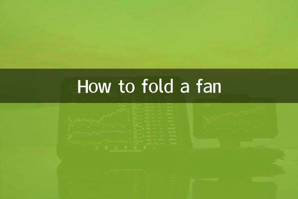 Cómo doblar un abanico