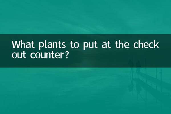 收銀台放什麼植物