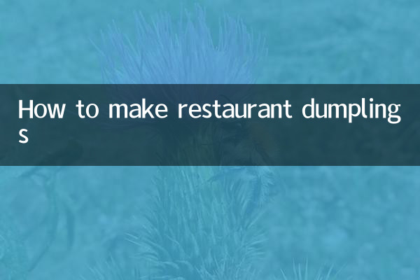 Cómo hacer bolas de masa de restaurante