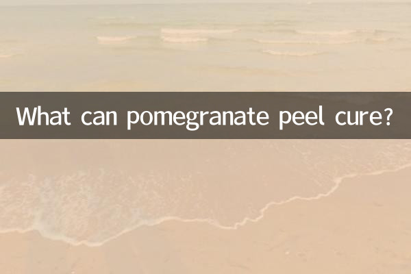 석류 껍질로 무엇을 치료할 수 있나요?