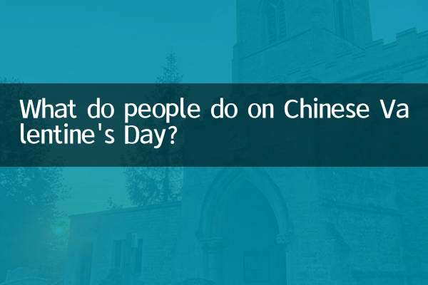 七夕节人们会干什么