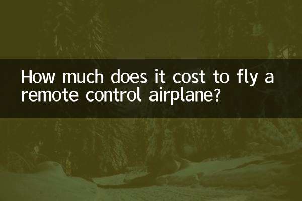 Quanto costa pilotare un aereo telecomandato?