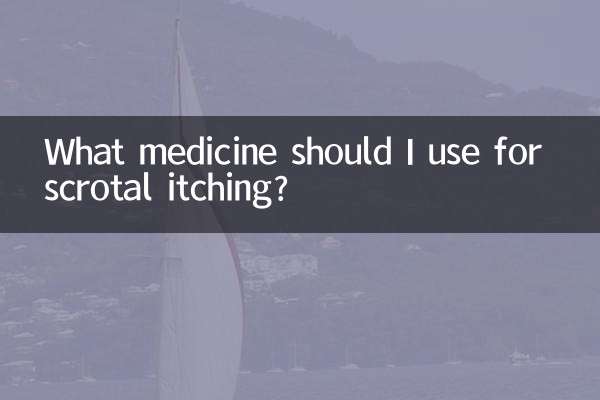 Que medicamento devo usar para coceira escrotal?
