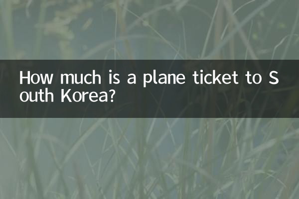 ¿Cuánto cuesta un billete de avión a Corea del Sur?