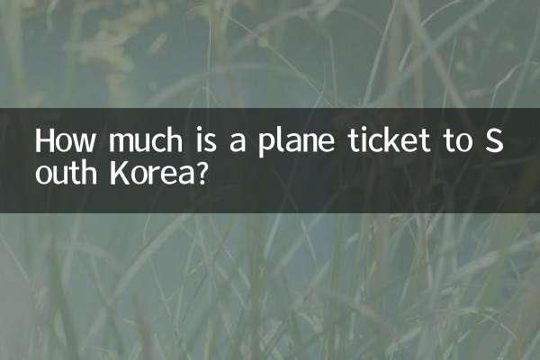 How much is a plane ticket to South Korea?