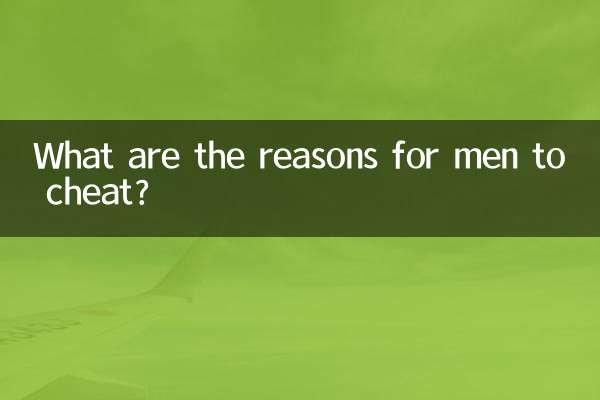 পুরুষদের প্রতারণার কারণ কী?