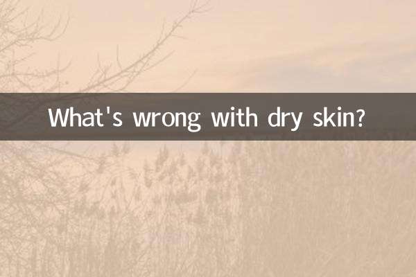 O que há de errado com a pele seca?