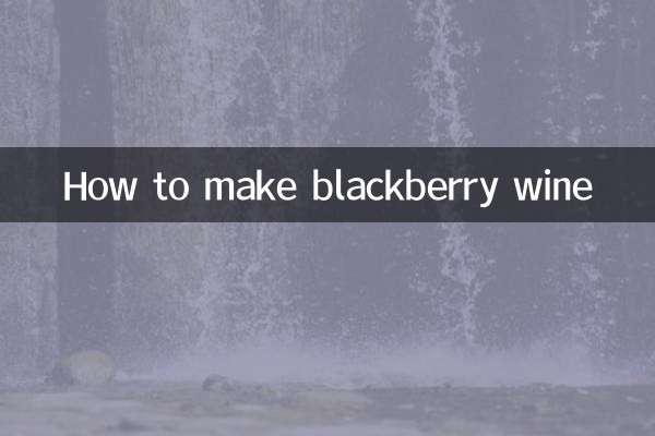 طرز تهیه شراب شاه توت