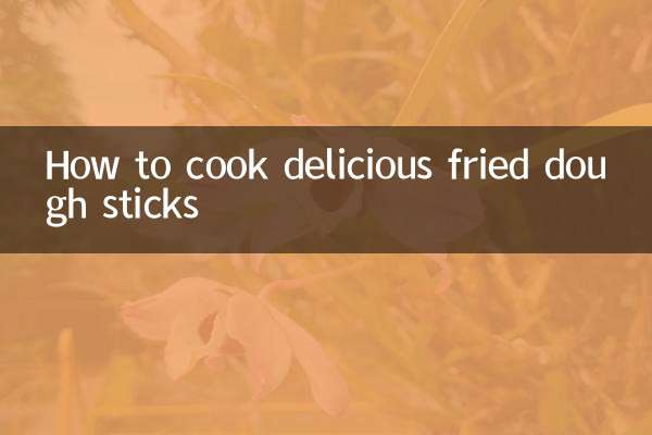 Как приготовить вкусные жареные палочки из теста