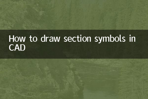 Como desenhar símbolos de seção em CAD