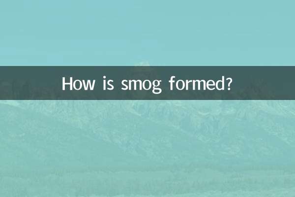 霧霾是怎麼形成的
