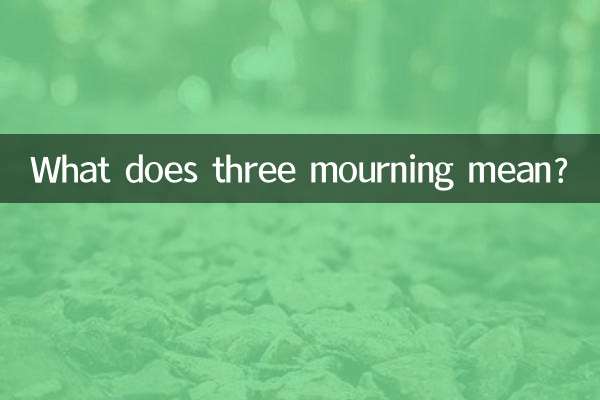 三喪是什麼意思