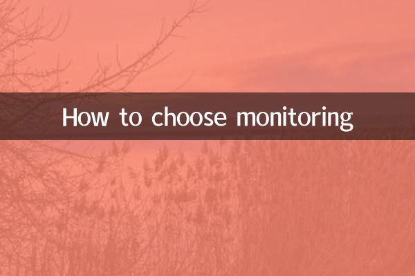 मॉनिटरिंग कैसे चुनें