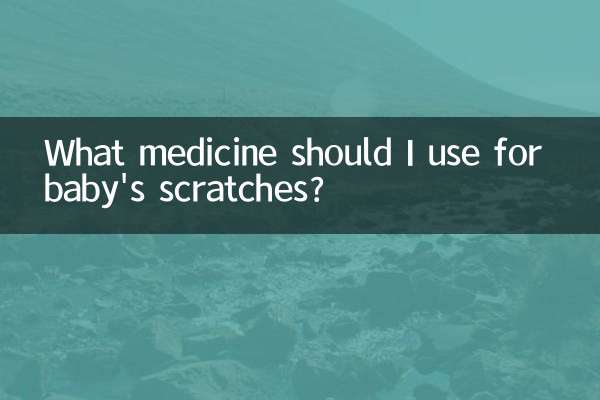 寶寶擦傷用什麼藥
