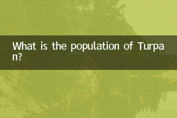 Wie viele Einwohner hat Turpan?