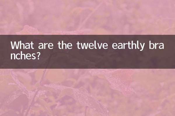 بارہ زمینی شاخیں کیا ہیں؟