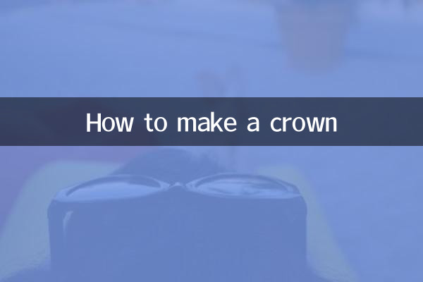 Comment faire une couronne