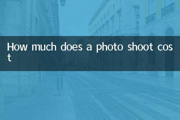 How much does a photo shoot cost