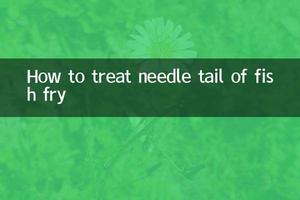 How to treat needle tail of fish fry